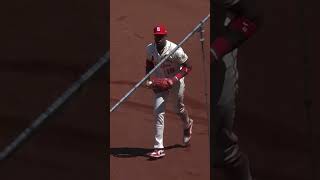 Jordan Walker went a LONG way to make this catch in foul territory ????‍????