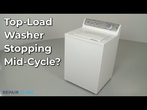 Top-Load Washer Stops Mid-Cycle — Top-Load Washing Machine Troubleshooting