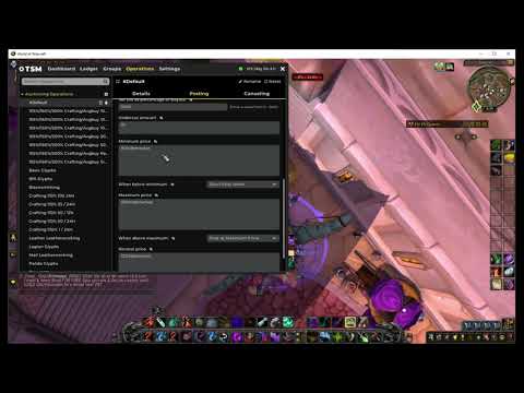 TSM - Set it and Forget it Part 2 - Setting up simple AH functions