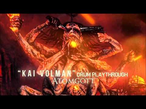 ATOMGOTT "Blutrausch des Irrsinns" [DRUM PLAYTHROUGH BY KAI VOLMAN]
