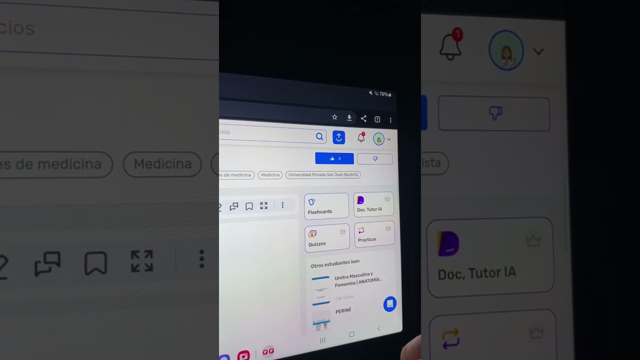 FLASHCARDS EN UDOCZ #udocz #anatomia #medicina #resumen #medicinahumana #medicine #shorts #fyp