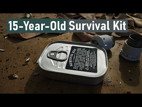 15 Years Later: Opening a Mini Survival Kit in a Sardine Can from the Past