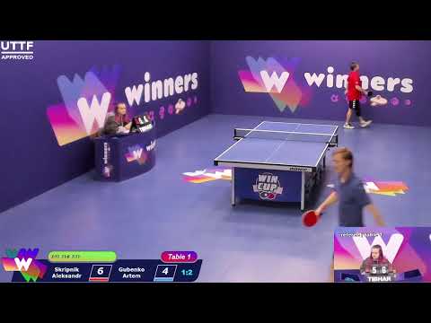 WINners CUP table 1  15.11  Skripnik Aleksandr - Gubenko Artem    18:00
