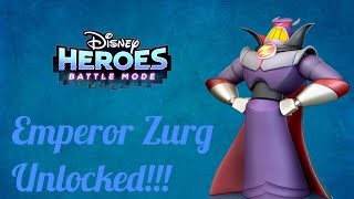 Emperor Zurg Unlocked - Disney Heroes Battle Mode