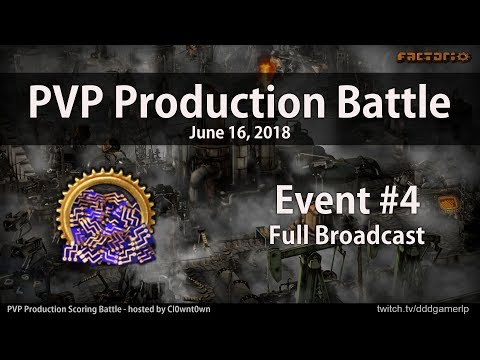 Factorio PVP Production Blue Circuit Event #4 - Full