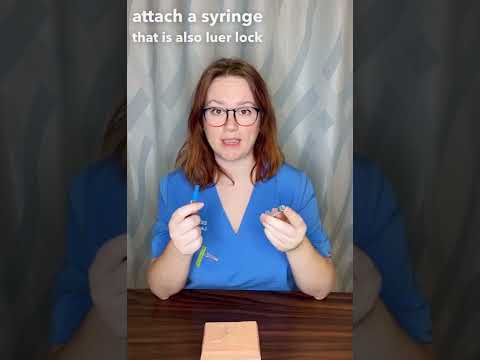LUER LOCK system, how to use. Fundamentals SHORT | @LevelUpRN