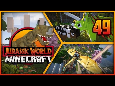 Minecraft Jurassic World - Episode 49 -  MOTHER LIGHT WYVERN & ROCK & MINTY ARE ALIVE!