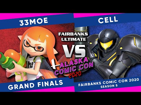 Fairbanks Alaska ComicCon 2020: (W) 33Moe (Inkling) vs Cell (Samus) - SSBU GRAND FINALS