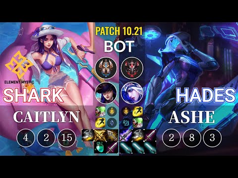 EM Shark Caitlyn vs Hades Ashe Bot - KR Patch 10.21