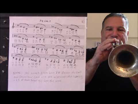 Carmine Caruso lesson 8 Tonguing the six notes and Pedal tones
