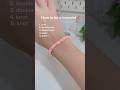 How To Tie Your Bracelets 🫶 Bracelet Tutorial Preppy Shorts
