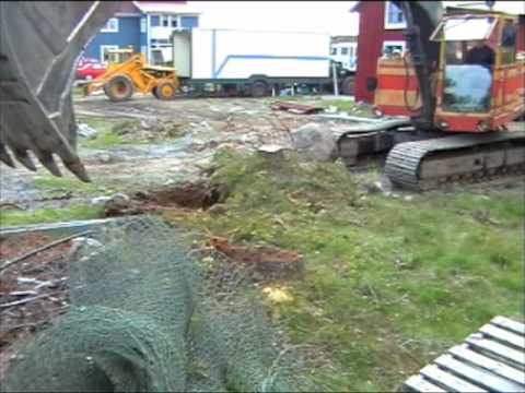 Stubbrytning med Åkerman H12