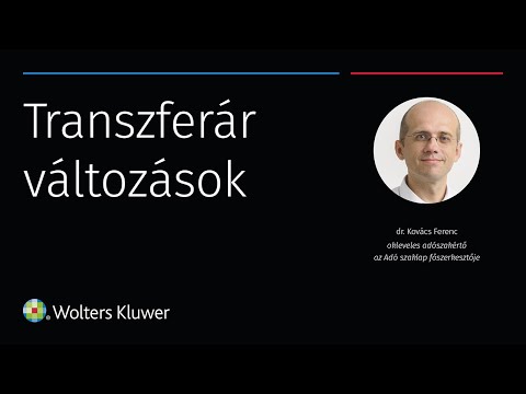 Transzferár változások