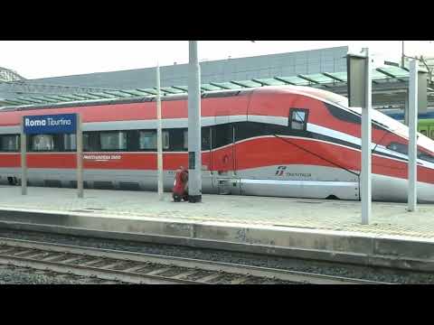 Stazione Roma Tiburtina   Partenza FrecciaRossa 1000