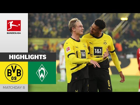 Resumen de B. Dortmund vs Werder Bremen Matchday 8