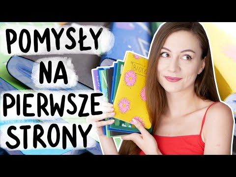 Ozdabiam pierwsze STRONY ZESZYTÓW - Back To School 2020