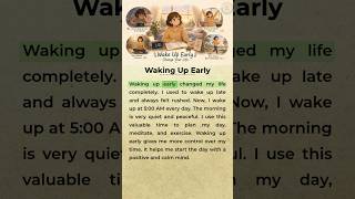Waking Up Early Changed My Life 🌅 | Simple English Speaking Practice #learnenglish #dailyenglish