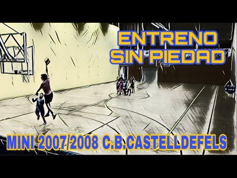 Entreno SIN PIEDAD con el MINI 2007/2008 del BBA CASTELLDEFELS || FLOPPBALL