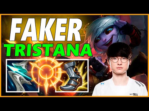 ⚡FAKER TRISTANA MID GAMEPLAY⚡SEASON 12 LEAGUE OF LEGENDS