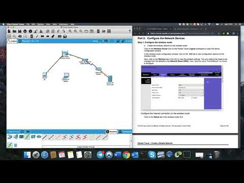 Creating a simple network - CISCO packet tracer - part 1