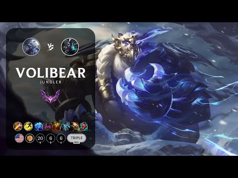 Volibear Jungle vs Ekko - NA Master Patch 12.22