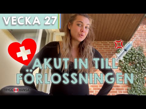 Är bebisen redan påväg ut!?  - Siri Adawi vecka 27