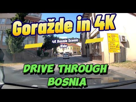 Drive in Goražde 🇧🇦 | Scenic Drive Through Bosnia in 4K | BH Road Stories