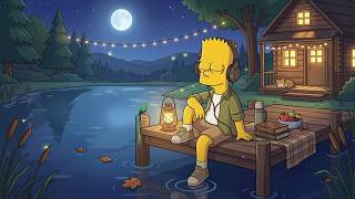 Autumn Lofi Lake 🌙 Peaceful Melodies For Your Relaxing Night