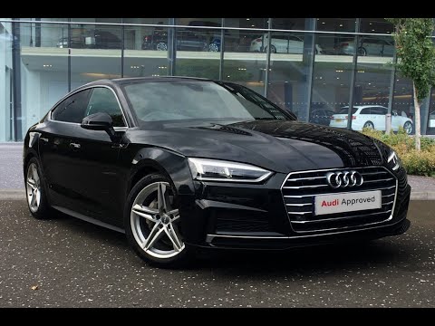 OE67SNY AUDI A5 SPORTBACK TDI ULTRA S LINE BLACK 2017, West London Audi