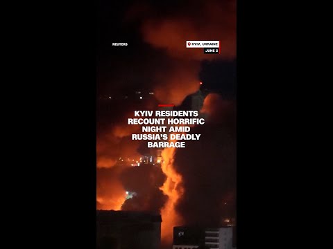 Kyiv residents recount horrific night amid Russia's deadly barrage