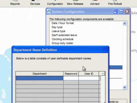 TCMS V2.2 - New Version_06-The Settings of Department