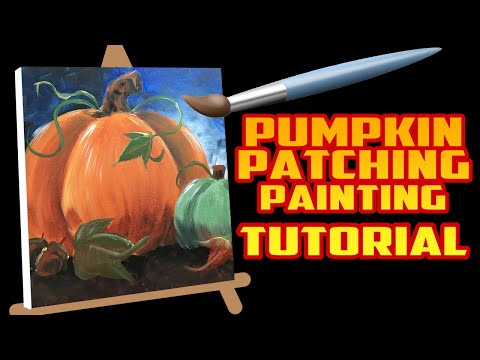 Pumpkin Patch Painting Tutorial