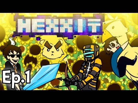 Minecraft - Hexxit Co-op Ep.1 " GIRAFFES!!! "