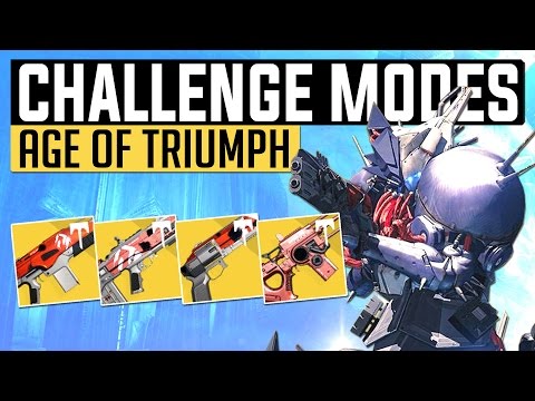 Destiny | WRATH OF THE MACHINE CHALLENGE MODES! - Vosik & Aksis Challenge Guide (Age of Triumph)