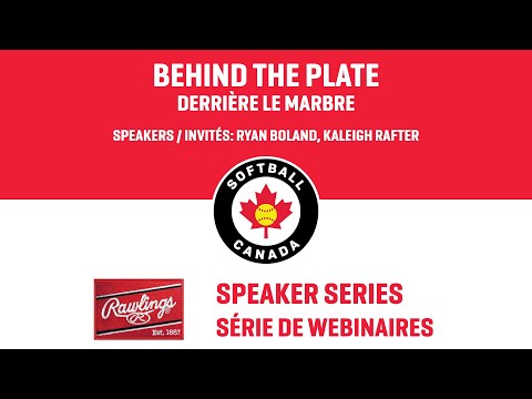 Speaker Series #8 - Behind the Plate / Derrière le marbre