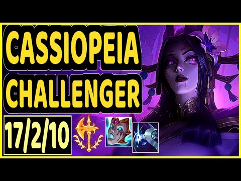 RICH (CASSIOPEIA) - 17/2/10 KDA CHALLENGER GAMEPLAY - KR