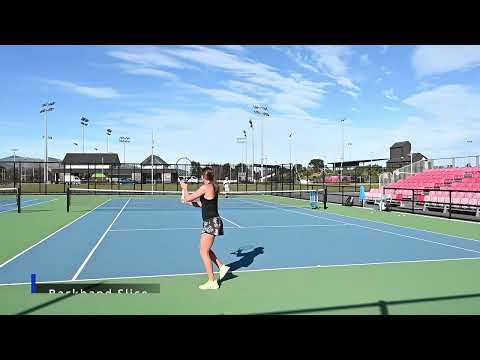 Alkmini Giannakogiorgou - College tennis recruiting video Spring 2023