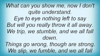 Electric Light Orchestra - All Fall Down Lyrics