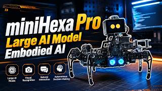 Arduino Hexapod Robot with Robotic Arm | miniHexa Pro