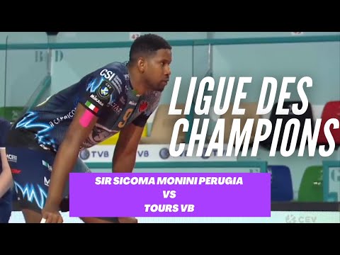 Sir Sicoma Monini Perugia vs Tours VB - Highlights