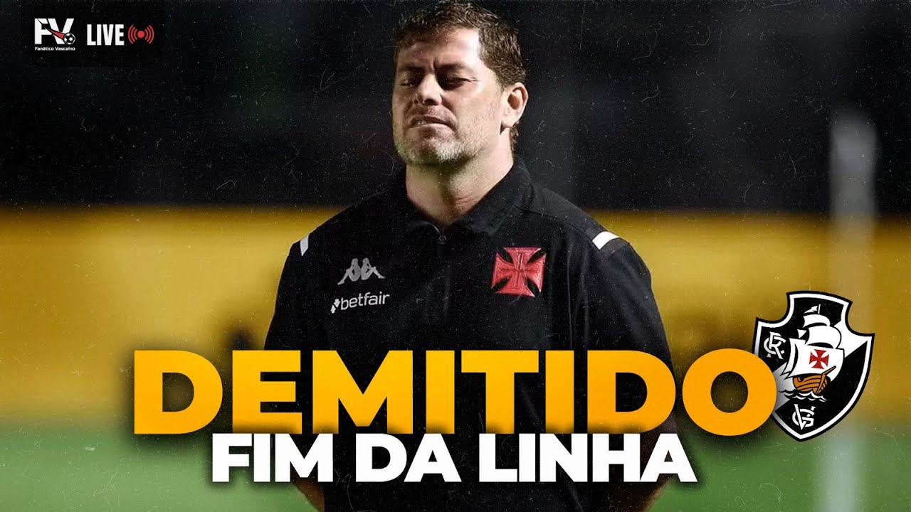 FIM DE LINHA | VASCO ANUNCIA DEMISSÃO DO TREINADOR RAFAEL PAIVA | FELIPE PODE ASSUMIR O TIME