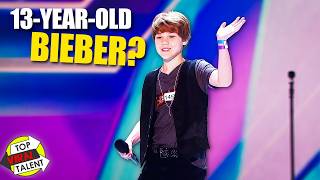 Simon Wasn’t Convinced by This 13-Year-Old “Justin Bieber”…Then Asked for Another Song