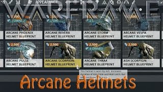 Warframe - Remember Arcane Helmets