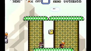 スーファミ名作　SUPER MARIO WORLD 超絶運で何とかクリア。STAGEⅥ
