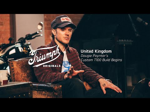 Triumph Originals: Dougie Poynter’s Custom T100 Build Begins
