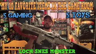 MY 10 FAVORITE ITEMS IN THE GAME ROOM