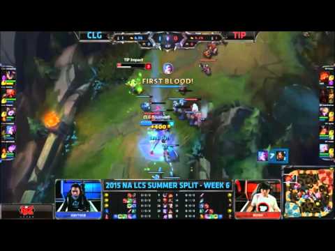 TIP vs CLG Doublelift Outplay