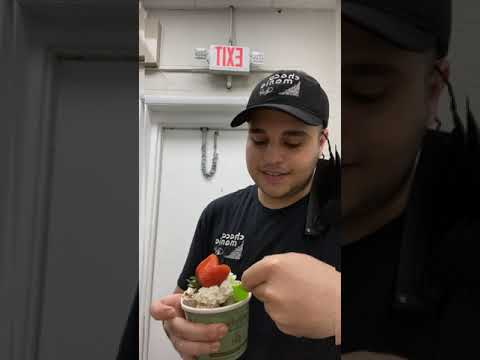 Mixing every topping into rolled ice cream (500K special)