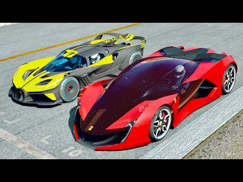 Ferrari Impronta vs Bugatti Bolide at Highlands