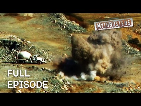 Explosive Clean-Up: Can Dynamite Clear a Cement Mixer? | MythBusters | S2 E13 | Full Episode